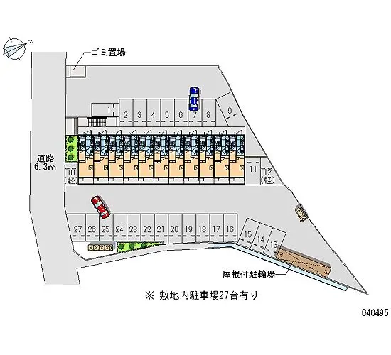 ★手数料０円★北九州市門司区大里東４丁目　月極駐車場（LP）